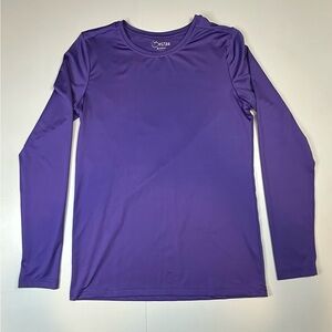 Bestee by Maevn Purple Underscrub Long Sleeve Tshirt Women's Small